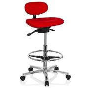 WORK MF - Chaise de comptoir rouge