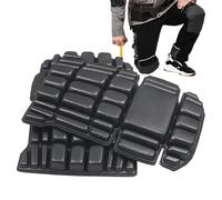 Work Wear 1 paire de genouillères flexibles en mousse pour pantalon de travail, genouillères pour carreleurs, stratifiés, parquet, jardinage, coussinets de protection des genoux, noir