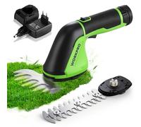WORKPRO 2-en-1 Cisaille à Gazon et Taille-Buissons sans Fil 12V | Batterie Lithium 2000mAh, Lames Acier Précises, Outil Jardin Léger et Ergonomique