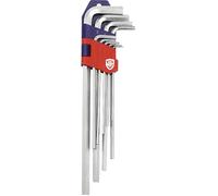 WorkPro 6 pans extérieurs Clé mâle coudée longue 1.5 mm, 2 mm, 2.5 mm, 3 mm, 4 mm, 5 mm, 6 mm, 8 mm, 10 mm 1.5 mm, 2 mm, 2.5 mm, 3 mm, 4 mm, 5 mm, 6 mm, 8 mm,