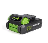 Batterie Lithium 20 V 2.0 Ah WORKPRO, sans Effet Memoire, Compatible avec Les Produits WORKPRO, Pratique et Compacte