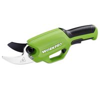 WORKPRO, cisaille de jardin électrique sans fil 7,2V, cisaille professionnelle pour arbres et branches, avec un diamètre de coupe de 19 mm et une batterie de 2 Ah, idéale pour le jardin, les branches