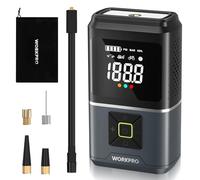 WORKPRO Compresseur à Air Portatif, Gonfleur Pneu Voiture 150PSI(10,3Bar)