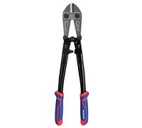 WORKPRO Coupe-boulons de 45,7 cm, lame en acier au chrome molybdène, coupe-boulons robuste avec poignée en caoutchouc souple, outil de coupe pour chaîne, fil, vis et rivet, noir, bleu, rouge