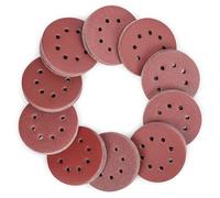 WORKPRO Disques abrasifs 125 mm auto-agrippants 150 pièces grains 60-600 pour ponceuses excentriques
