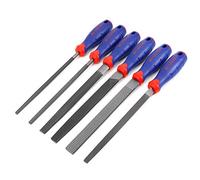 Lime Geneve et Rape 318mm WORKPRO 6 Pieces, Lime Plate/Ronde/Demi-ronde/Triangulaire pour Bois, Metal, Cuir, Plastique