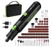 WORKPRO, kit d'outil multifonction sans fil de 7,2 V, comprenant 117 accessoires, avec 6 vitesses réglables, et une sacoche de rangement. Idéal pour découper et poncer
