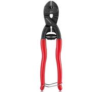 Coupe-boulons 200 mm, Mini Coupe-câble en Acier Allié Forgé au Cr-V, Capacité de Coupe 4 mm avec Ressort Télescopique, Rainure, Poignée Antidérapante Souple WORKPRO