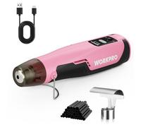 WORKPRO Mini Pistolet à Air Chaud Sans Fil, Décapeur Thermique 3 Temp