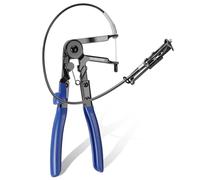 Pince a Collier de Serrage Durite avec Cable Bowden de 700 mm, Pince de Serrage a Fil Flexible et Longue Portee, Outil Automobile pour Colliers de Tuyaux de Carburant, Radiateur et Huile WORKPRO