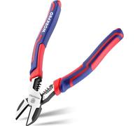 WORKPRO Pince coupante latérale Pince à dénuder 2 en 1 Coupe-fil multifonctions 200mm