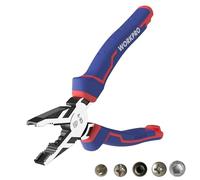 WORKPRO Pince Universelle Multifonctionnelle Cr-V 200 mm | Poignée Bi-matière Confortable, pour Couper, Serrer et Retirer Vis/Boulons, Bricolage et Réparation