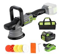 WORKPRO Ponceuse à vibration 20 V, moteur sans balais, gris-noir (prise européenne)