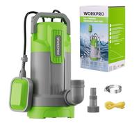 WORKPRO Pompe de Relevage Submersible 700 W 17000 L/H, Pompe Vide Cave