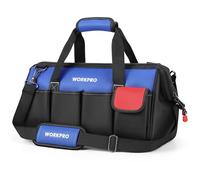 WORKPRO Sac à Outil 45 cm, Sac Porte-outils Grande Capacité et Multi Poches