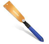 Scie Japonaise WORKPRO 210 mm, Scie a Main a Double Tranchant de 7-9/18 TPI, Scie a Traction avec Poignee Ergonomique en Hetre, Lame Flexible Remplacable SK5, Scie Japonaise Menuisier pour bois