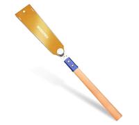 Scie Japonaise 250 mm, Scie a Main a Double Tranchant de 7-10/18 TPI, Scie a Traction avec Poignee Ergonomique en Hetre, Lame Flexible Remplacable SK5, Scie Japonaise Menuisier pour bois WORKPRO