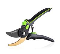 WORKPRO Sécateur Bypass 250 mm Avec Revêtement Antiadhésif, Sécateur Pour Rosiers, Arbres Et Plantes, Pour Grandes Et Petites Mains, Outil De Jardinage De Haute Qualité Pour Bois Vert