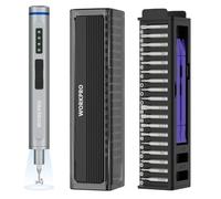 WORKPRO Tournevis Électrique de Précision 42 en 1 avec 36 Embouts | Embouts S2, Boîte Magnétique, Recharge USB Type-C, Idéal pour Téléphone, Montre et Appareil Photo