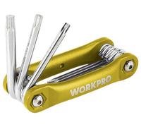 WorkPro TX Jeu de clés mâles coudées T 8, T 10, T 15, T 20, T 25, T 27, T 30, T 40