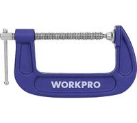 WorkPro WP232019 Serrage rapide Envergure max.:100 mm Longueur: 210 mm Mesures dempattement:100 mm