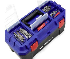 WorkPro WP283002 507 x 254 x259 mm Boîte à outils vide bleu, noir