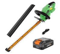 WORKPROX Taille-Haies sans Fil 20 V Électrique avec Batterie 2,0 Ah | Lame 51 cm, Capacité de Coupe 18 mm, Câble USB Type-C, Idéal pour Haies et Arbustes