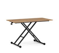 Worktime Lift | 120x60 - Bureau pliant Chêne/Noir