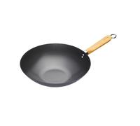 KitchenCraft poêle wok poêle à frire poêle chinoise poêle wok poêle à paella poêle à induction, gaz 30cm
