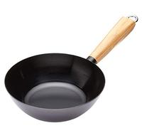 World Of Flavours Oriental 20cm Carbon Steel Non-Stick Wok