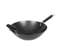 World Of Flavours Oriental Carbon Steel 36cm Non-Stick Phenolic Handled Wok