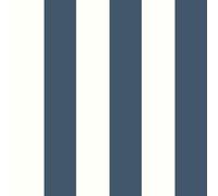 World of Wallpaper Regency Stripe, mat moderne, bleu marine/blanc (1119)