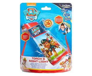 Worlds Apart 274PAW La Pat Patrouille-Veilleuse Nomade GoGlow, Plastique, Bleu/Rouge/Vert