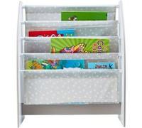 WORLDS APART - Bibliotheque a pochettes pour enfants - Rangement de livres pour chambre denfant Blanc G