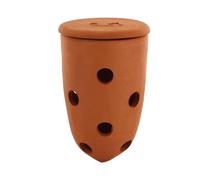 WORMacotta | Lombricomposteur 1,1L en Terre Cuite à enterrer | Transformez Votre jardinière en lombricomposteur | Compostez Vos déchets organiques, Parfait pour Nourrir Vos Plantes