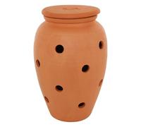 WORMacotta | Lombricomposteur 6,5L en Terre Cuite à enterrer | Transformez Votre jardinière en lombricomposteur | Compostez Vos déchets organiques, Parfait pour Nourrir Vos Plantes