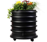 WormBox : Lombricomposteur 3 Plateaux Noir avec Jardinière - 56 litres - Fabriqué en France WB/31/N
