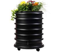 WormBox : Lombricomposteur 4 Plateaux Noir avec Jardinière - 72 litres - Fabriqué en France WB/41/N