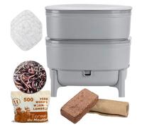 Wormcube lombricomposteur gris 2p