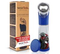 wortek - Ouvre bouteille avec réceptacle decapsuleur biere gadget cuisine camping accessoires camping car accessoires gadget insolite utile - idee cadeau homme original utile cadeau femme