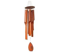 WORU Carillon à Vent en Bambou, Marron, 40 cm | WORU Carillon à Vent en Bambou Marron, Disponible en 30 cm ou 40 cm, Décoration pour Terrasse et Jardin