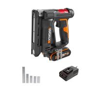 WORX Agrafeuse Cloueuse sans fil 20V WX843 | 2-en-1, clous jusqu'à 50 mm et agrafes jusqu'à 40 mm, cadence rapide et PowerShare