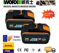 Worx batterie au Lithium originale 20V 8.0Ah Rechargeable WA3553 WA3551 WA3553.1 WA3570 pour tous les outils électriques et de jardin WORX 20V 8.0Ah X 1