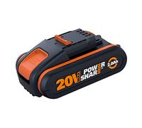 WORX - Batterie Lithium-Ion - Batterie Longue Durée - Pour Outils Sans Fil - 20 V de Puissance - Compatible avec Outils WORX Powershare - 2 Ah - WORX WA3551.1 - Garantie 2 Ans