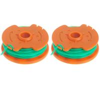 WORX Bobine de Fil pour Débroussailleuse sans Fil 40V WA0014, 6m de Longueur, ⌀2mm, Longue Durée de Vie, pour des Coupes Propres, Compatible avec Débroussailleuses Worx WG184E et WG184E.9 (Lot de 2)