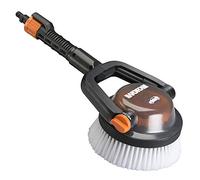 WORX Brosse rotative souple WA1820 pour Hydroshot | Poils doux, nettoyage sans rayures, rotation par pression d'eau et raccordement rapide