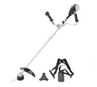 WORX Débroussailleuse Brushless sans Fil 40V WG084E.9 | Lame 25,5 cm et fil 38 cm, moteur Brushless puissant, poignée guidon et compatible PowerShare