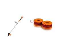 WORX - Débroussailleuse sans Fil 40V - 2Ah - WG183E.9 - Ø33 cm (Livré sans Batterie et Chargeur) & Lot de 2 Bobines de Fil - Coupe de 3m - Compatible avec Les Débroussailleuses