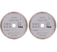 WORX Disque diamant pour la découpe du PVC et du carrelage WA6075, diamètre 76 mm, compatible avec la mini meuleuse d'angle Chopper Worx WX801 et WX801.9 (Lot de 2)
