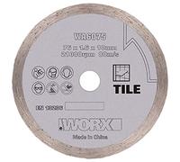 WORX Disque diamant WA6075 Ø76 mm pour PVC et carrelage | Coupe propre du PVC, carrelage et matériaux durs, disque diamant haute résistance